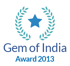 Gem of India Award - Aliceblue